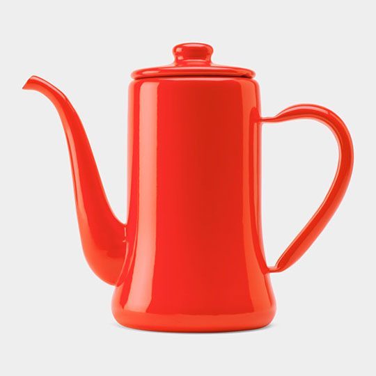 Enamel Slim Coffee Pot