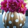 polka dot pumpkin centerpiece thumbnail