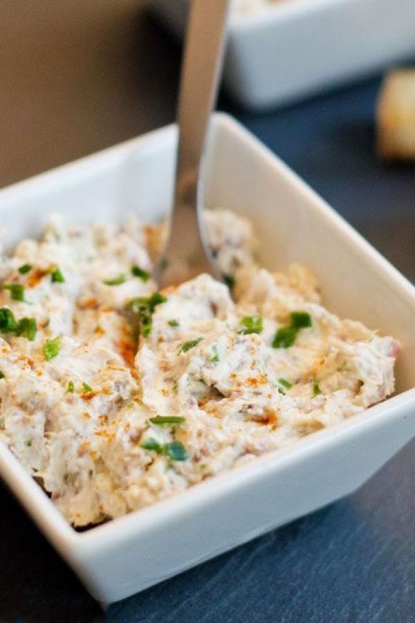 Sardine, Cream Cheese and Chives Spread - #recipe by #eatwell101 - https://www.eatwell101.com/sardine-spread-recipe