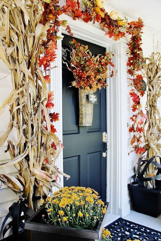 autumn front door decor