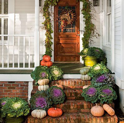 autumn porch decor