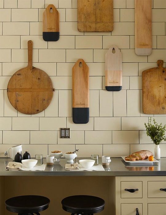 cutting boards wall decor