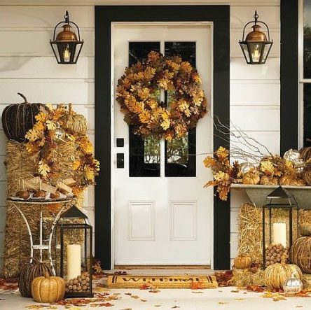 fall porch-decor