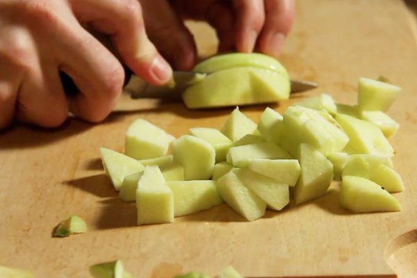 making applesauce
