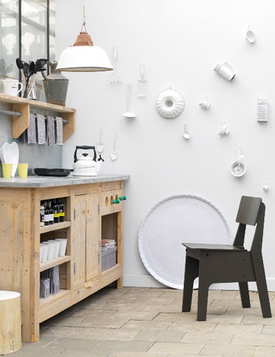 white kitchen decoration