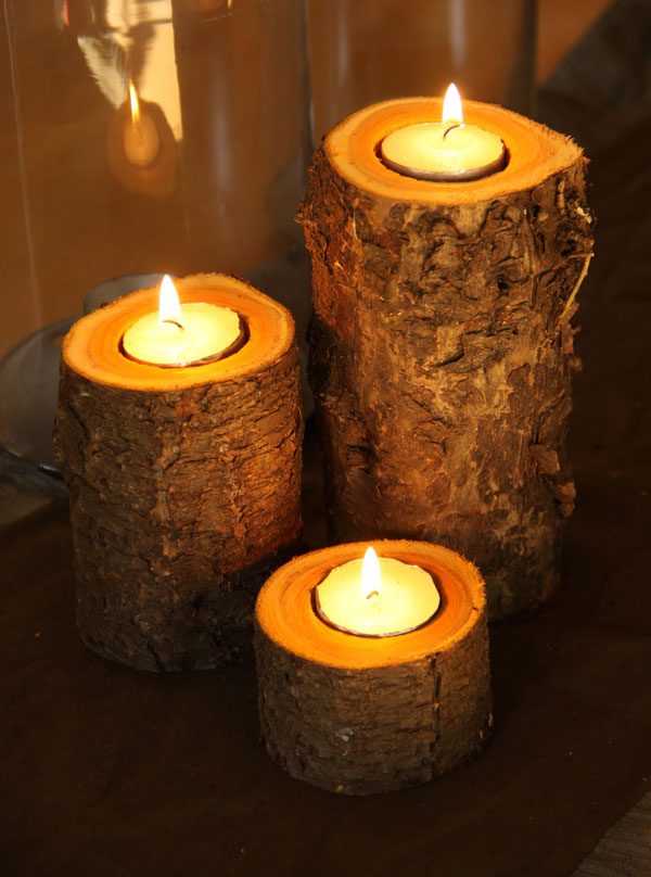 DIY Autumn Candle Holder