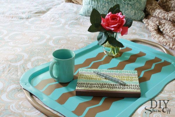 Personalized DIY serving tray ideas