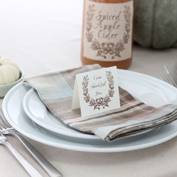 Thanksgiving Place Card Crafts