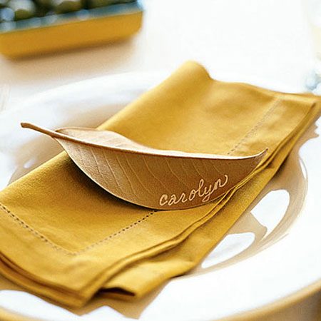 DIY Thanksgiving Place Cards