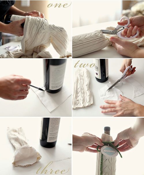 DIY Wine Wrapping Paper