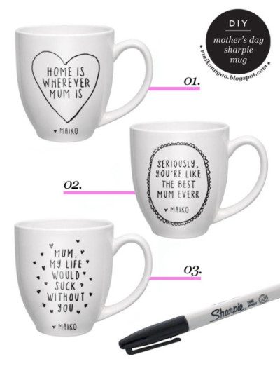 diy personalized mug