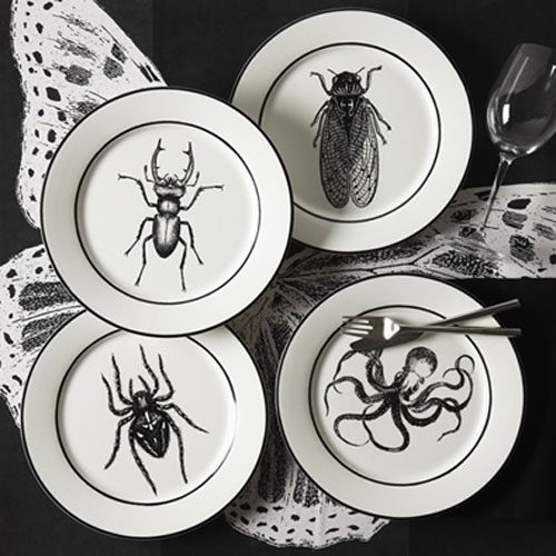 halloween scary plates