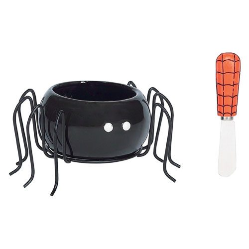 halloween spider saucer