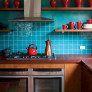 teal red kitchen decor thumbnail