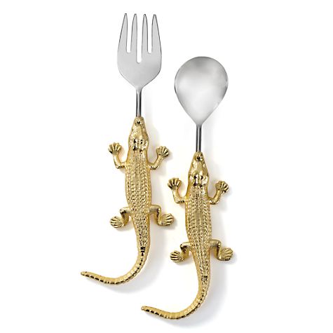 Golden Gator Serving Set