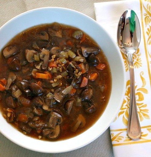 Mushroom Barley Soup