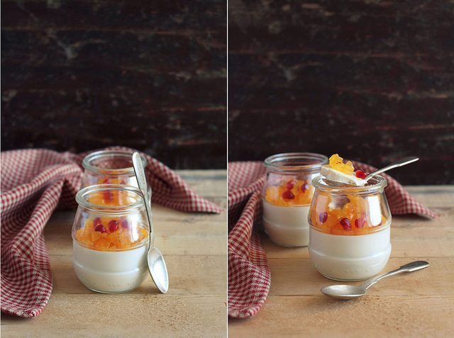 Persimmon&Honey Panna Cotta