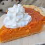 Slice of sweet potato pie recipe thumbnail
