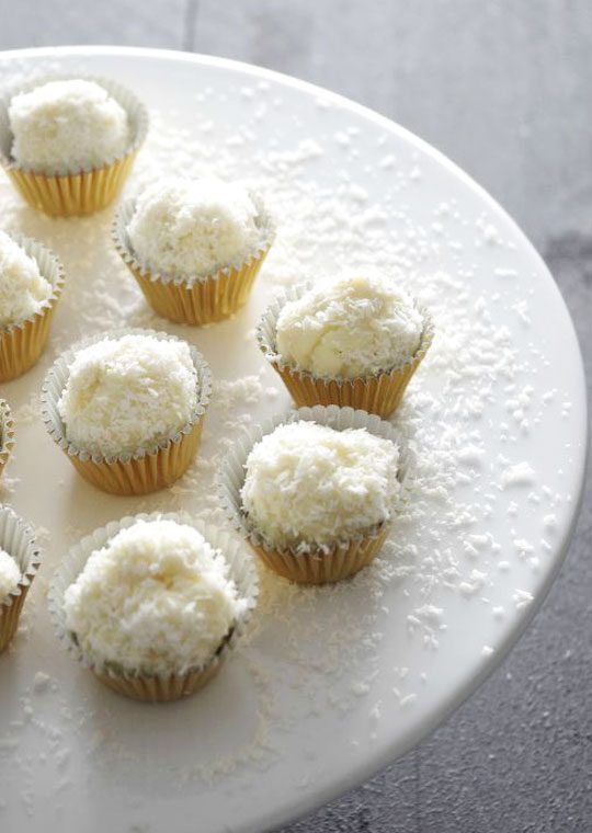 White Chocolate & Coconut Truffles