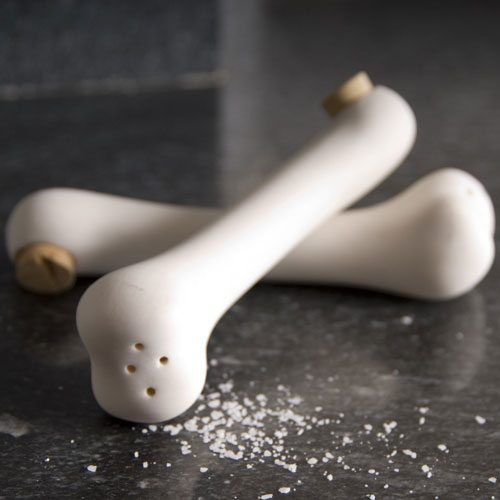 bones salt pepper shakers