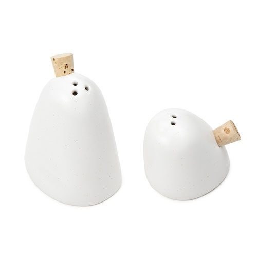 ghost white salt pepper shakers