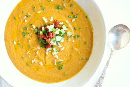 golden beet spiced soup