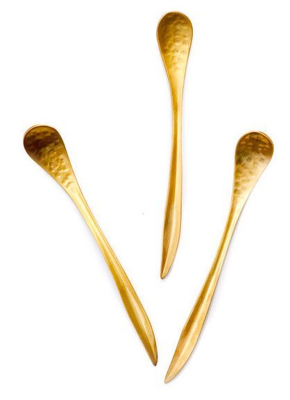 holiday golden spoons