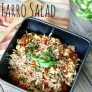 italian farro salad recipe thumbnail