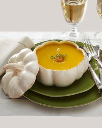 pumpkin soup bowl