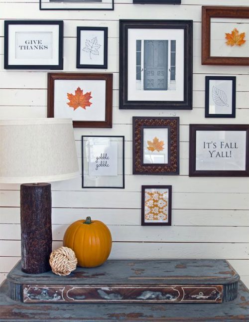 thanksgicing wall frame