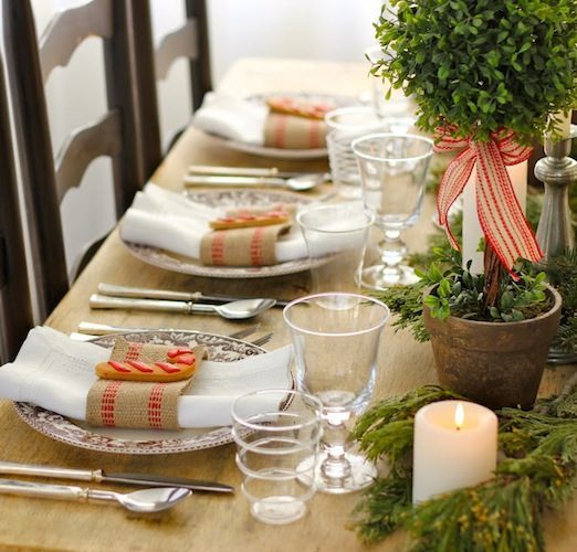 Christmas Table Setting Ideas