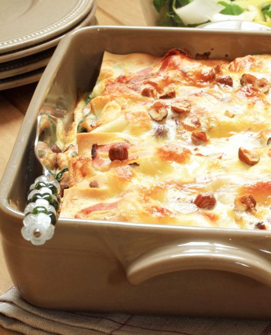 Smoked Bacon & Spinach Lasagna