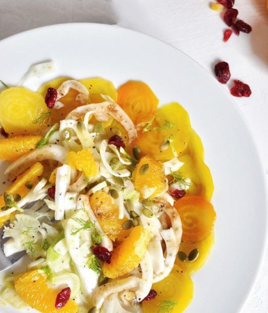 Orange, Golden Beet, and Fennel Salad