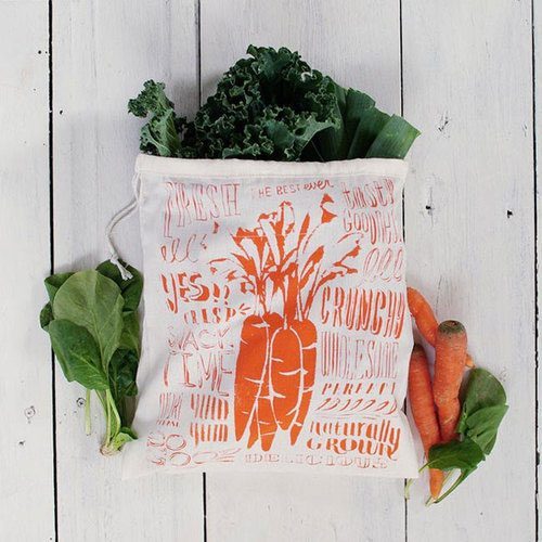 fun carrot produce bag
