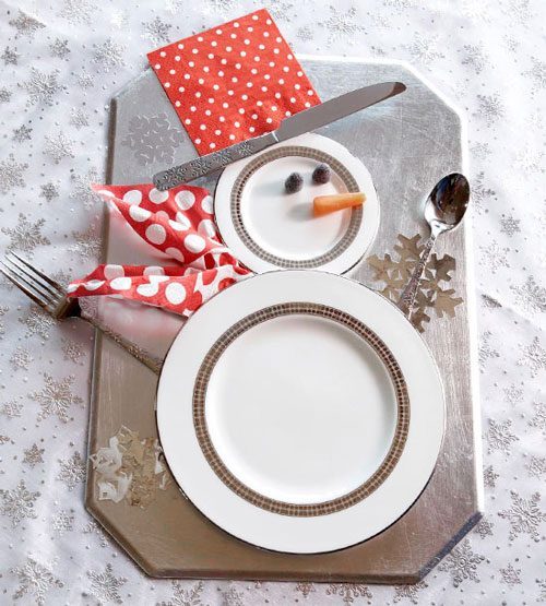 holiday table setting for kids