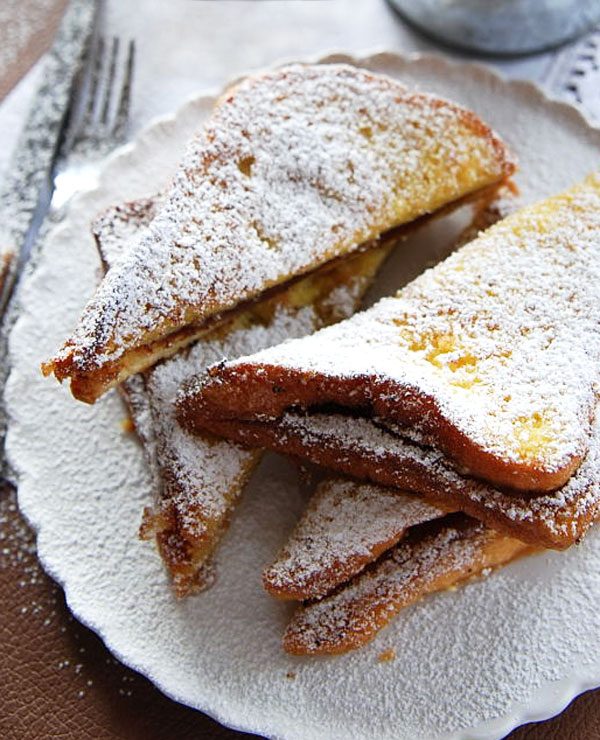 Chestnut Stuffed French Toasts