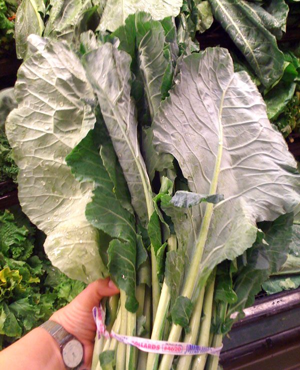 Ho to select and store collard greens