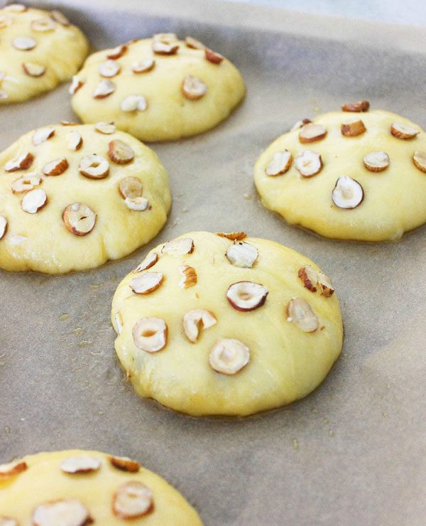 Nutella stuffed Sweet Buns recipe