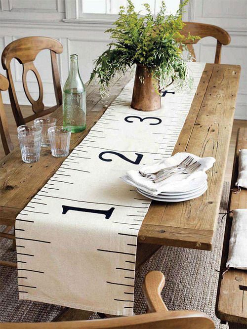 beautiful table runner