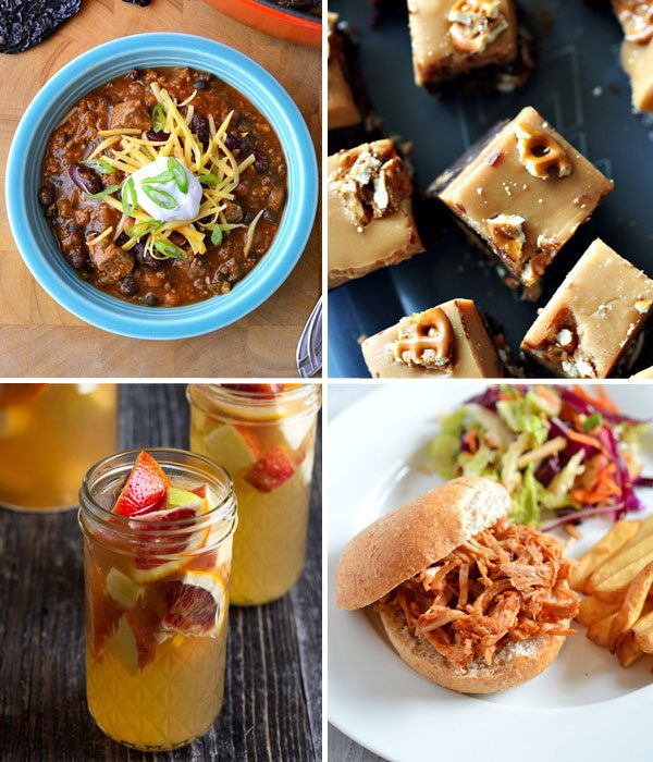 Hearty Game Day Chili & Chipotle Barbecue Pulled Pork Sliders