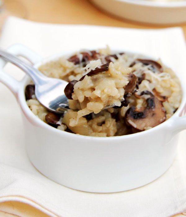 A Gourmet Mushroom Risotto