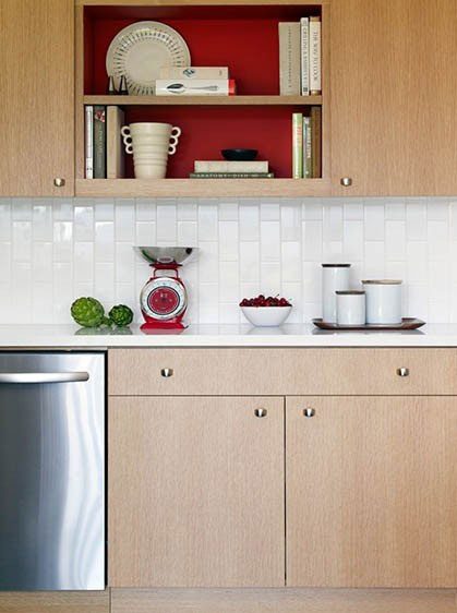 painting inside kitchen cabinets