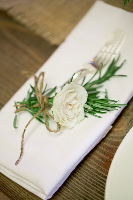 rosemary table setting