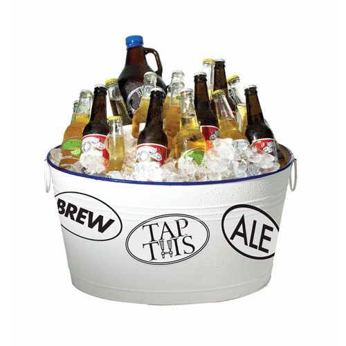 superbowl party beverage tub