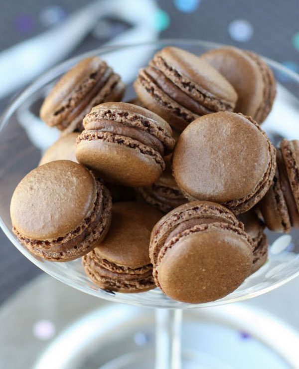 Double Chocolate Macarons