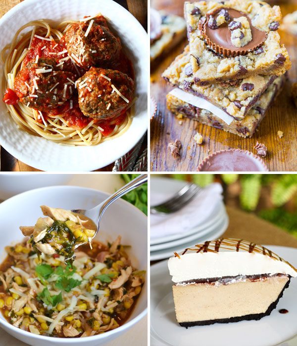 Five-Minute Pesto Parmesan Meatballs & Creamy Peanut Butter Pie