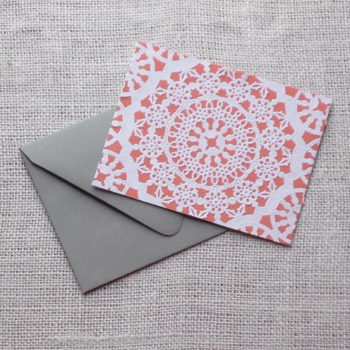 diy lace enveloppe craft