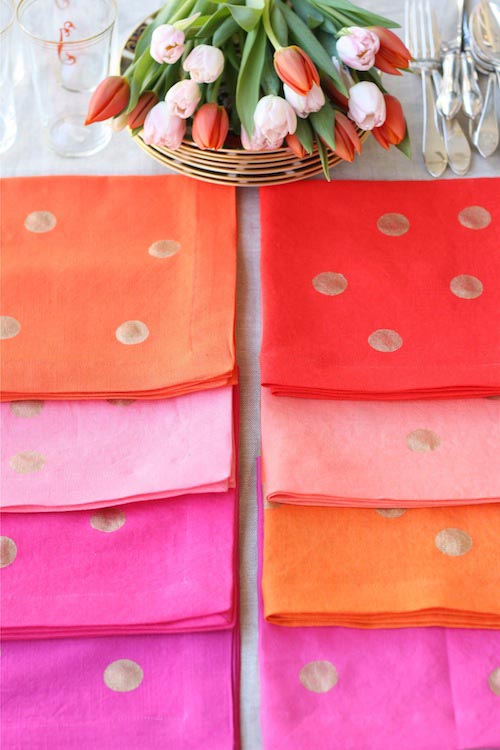 diy towels napkins