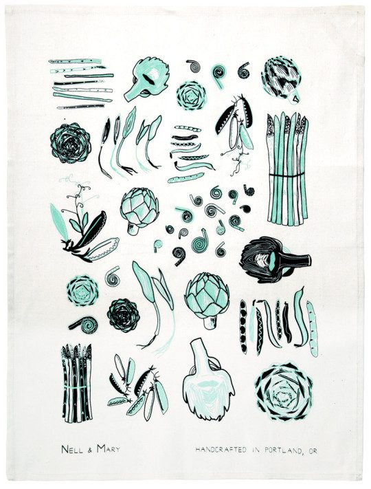 mint-spring-Tea-Towel