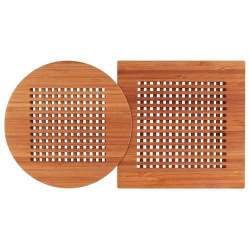 modern bamboo trivet
